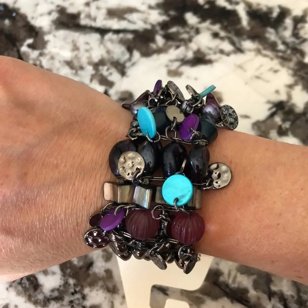 Sonoma Bracelet Metallic with Purple & Blue